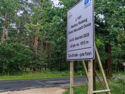 Radweg Dreetz-Neustadt - Entstehung und Einweihung